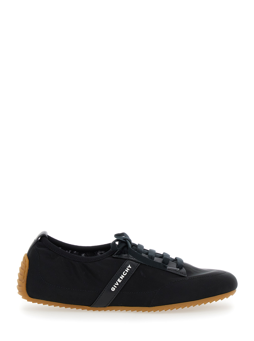 Givenchy Women's Black Sneaker With Logo Lettering On The Side In Fabric Woman Polyamide