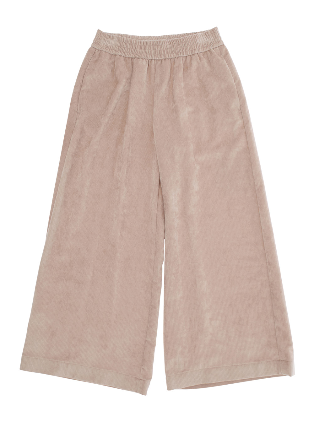 Moncler Kids Pink Trousers With Elastic Waist And Applied Logo Patch In Fabric Baby Polyester Viscose - Kids