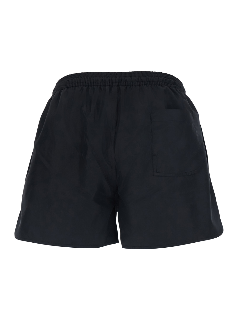 JACQUEMUS Jacquemus Black Shorts With Tech Fabric Details Polyamide And Bermuda - Men　Jacquemus ブラック ショーツ、ハイテク生地のディテール ポリアミドとバミューダ