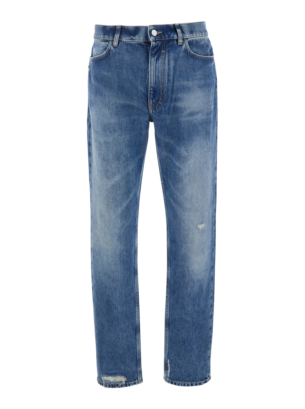 Givenchy Men's Blu E Five Pocket Denim Jeans In Man Cotton