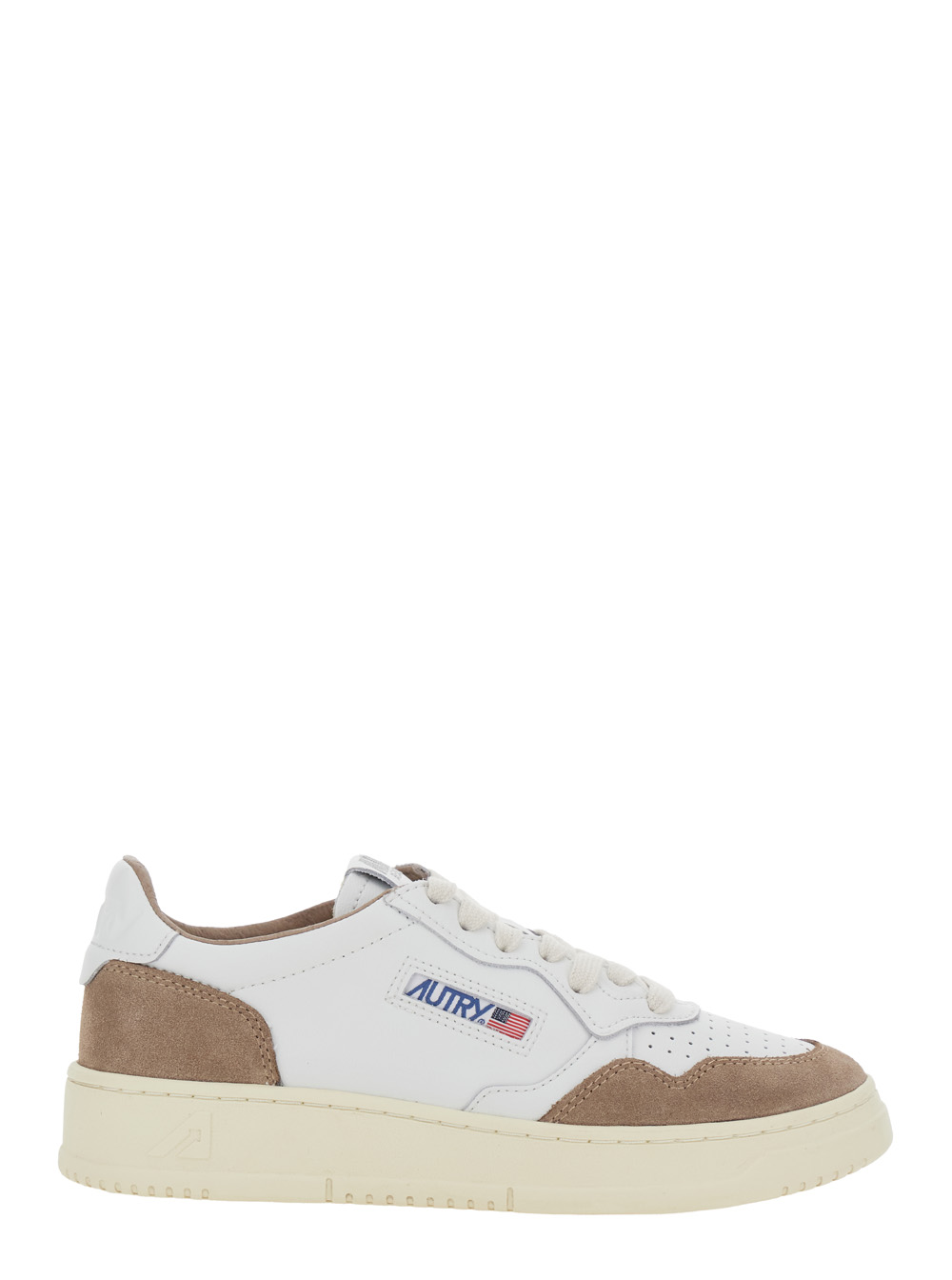 Autry Women's White Sneakers Medalist Ft With Leather And Suede Details For Cow