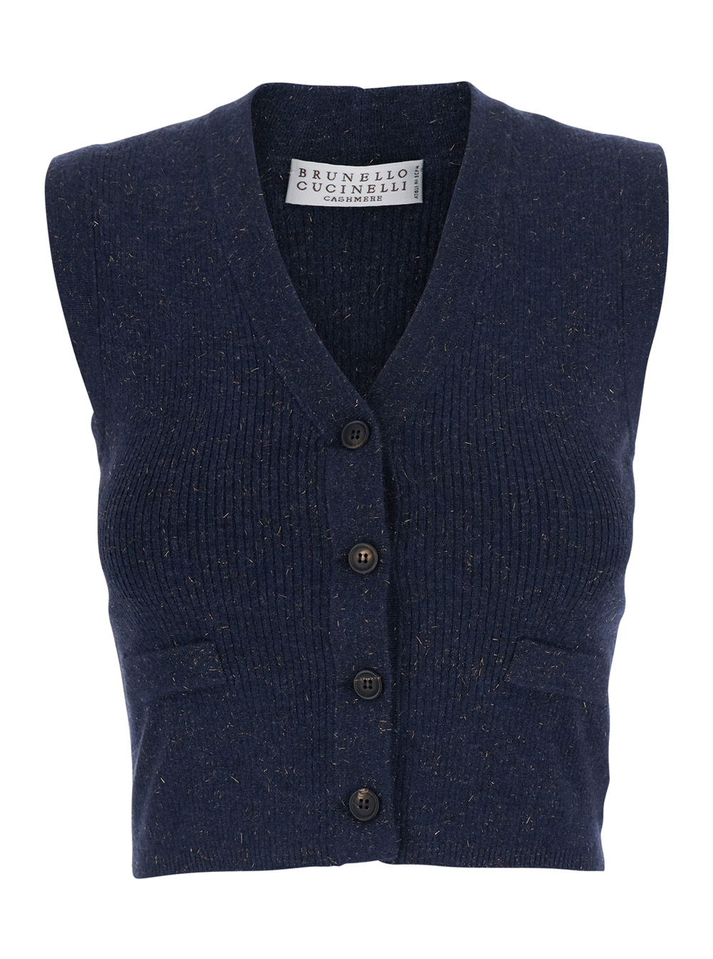 BRUNELLO CUCINELLI Brunello Cucinelli Gilet S-M Blu Blazers - Women　ブルネロ クチネリ チョッキ S-M ブルー ブレザー - レディース