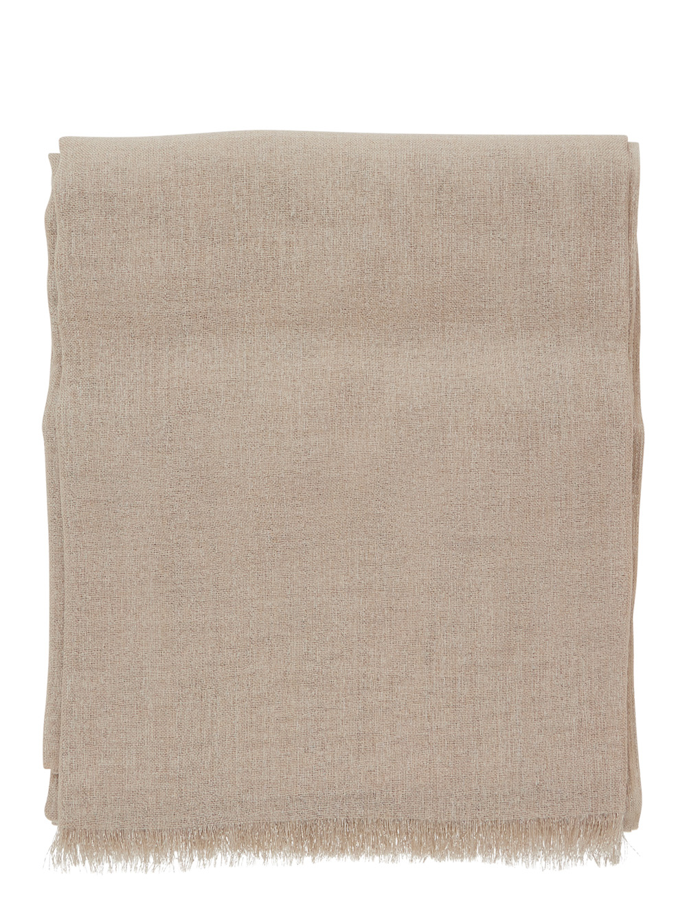 BRUNELLO CUCINELLI Brunello Cucinelli Sciarpa Beige Cashmere Silk Polyamide Scarfs And Foulards - Women　Brunello Cucinelli Sciarpa ベージュ カシミ
