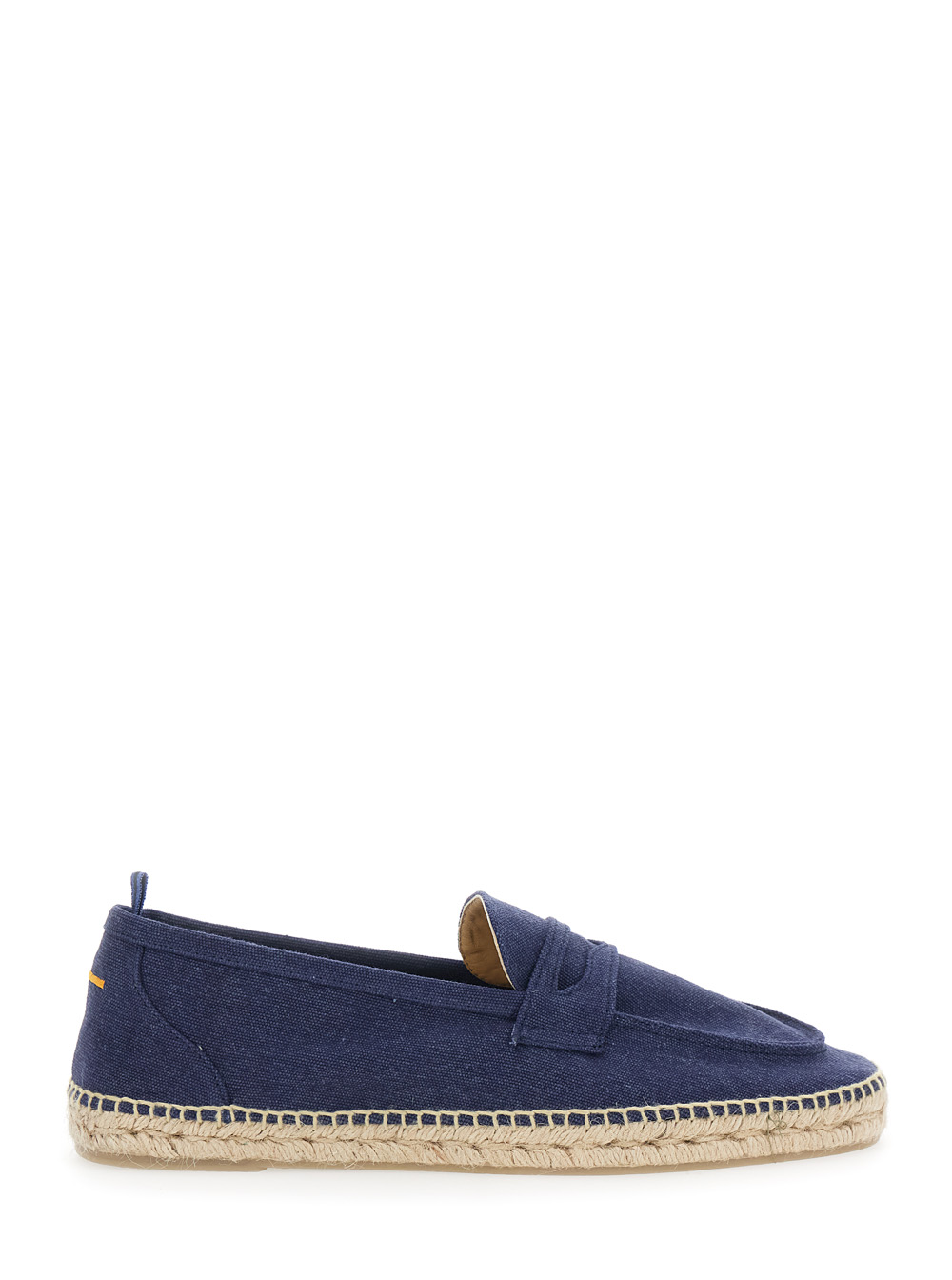 Castañer Men's Blu Nacho Espadrilles With Diamond-Cut Mask In E Suede Textile Materials Flat Shoes