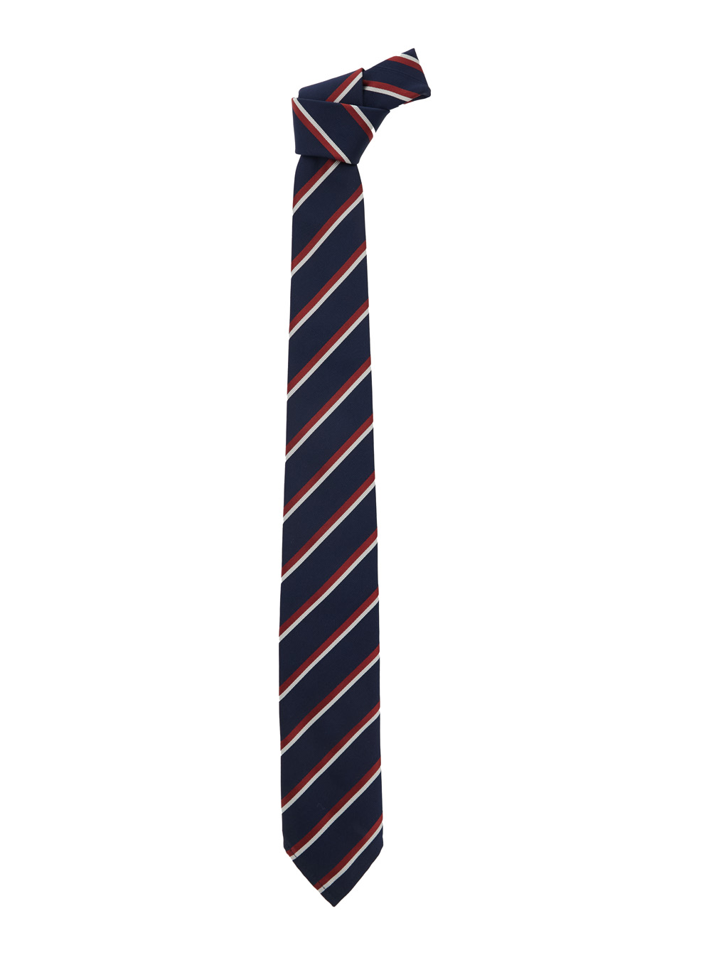 Dsquared2 Men's Blu E Tie With All-Over Striped Motif For Silk Papillon And Ties