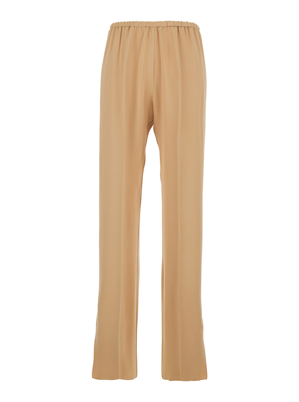Forte Forte Women's Beige Forte_forte Elasticated Waist Pants In Viscose Blend For Acetate Trousers