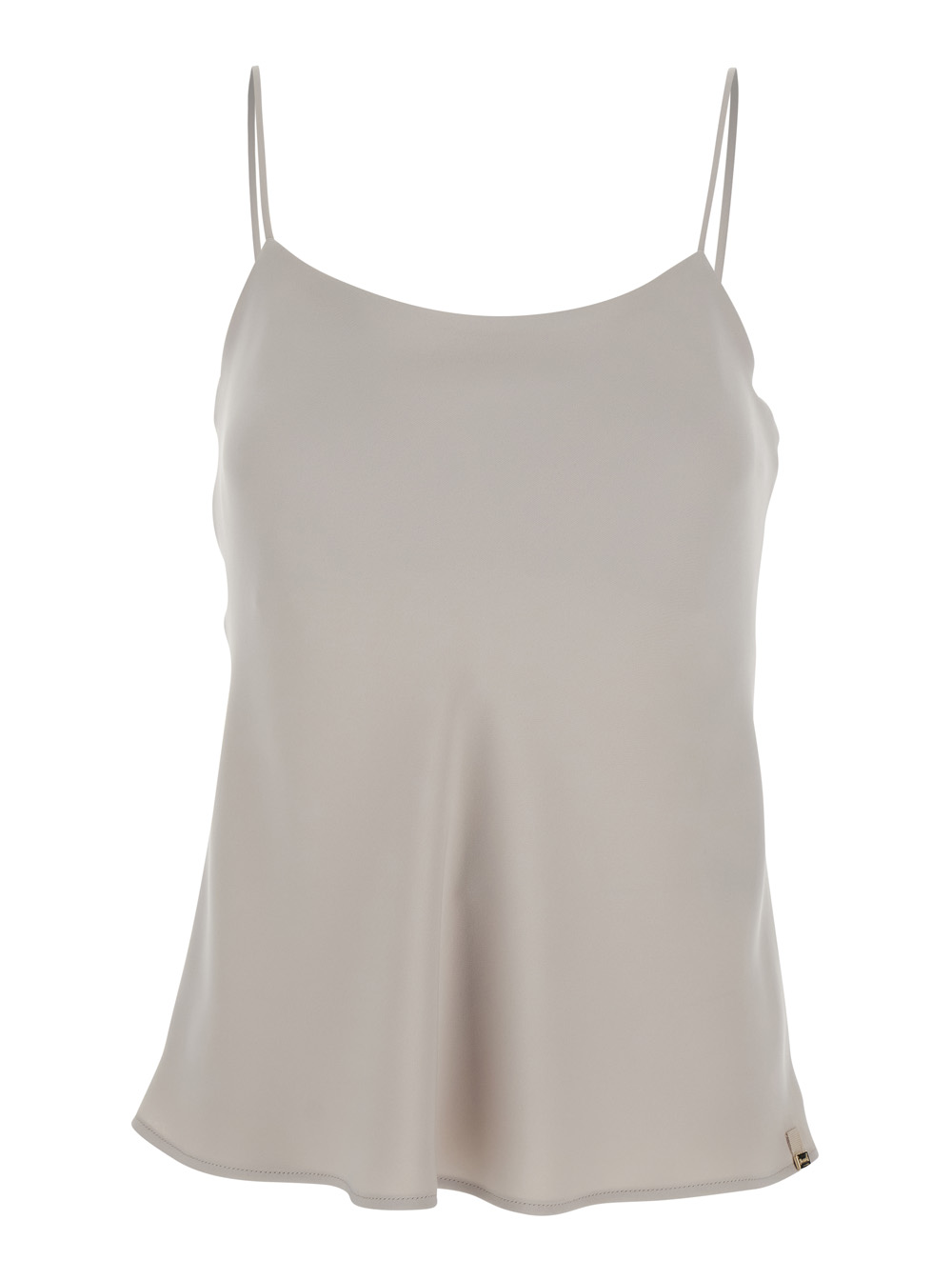 HERNO Herno Top with U-neck in white tech fabric for women Beige Polyester Tops - Women　Herno トップス ホワイト ハイテク生地 U ネック 女性用 ベージュ 