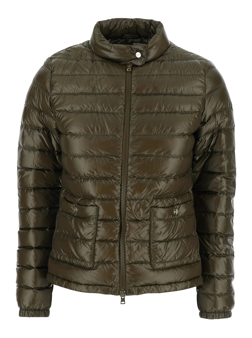 Herno Women's Green Puffer Jacket With Quilted Design For Men Polyamide Down