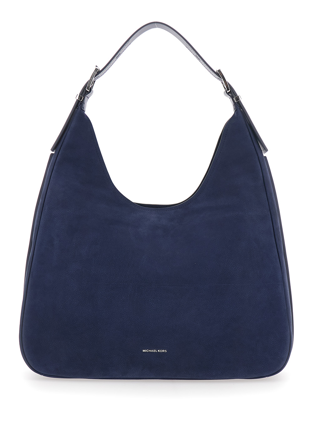 Michael Michael Kors Women's Blu Shoulder Bag Nolita Grande With Logo Lettering On The Front In E Suede For Cow Leather