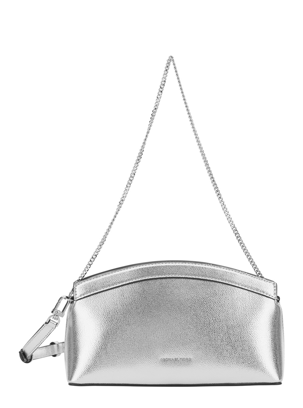 Michael Michael Kors Women's Metallic Shoulder Bag Athena With Chain Closure In Leather For Cow Crossbody