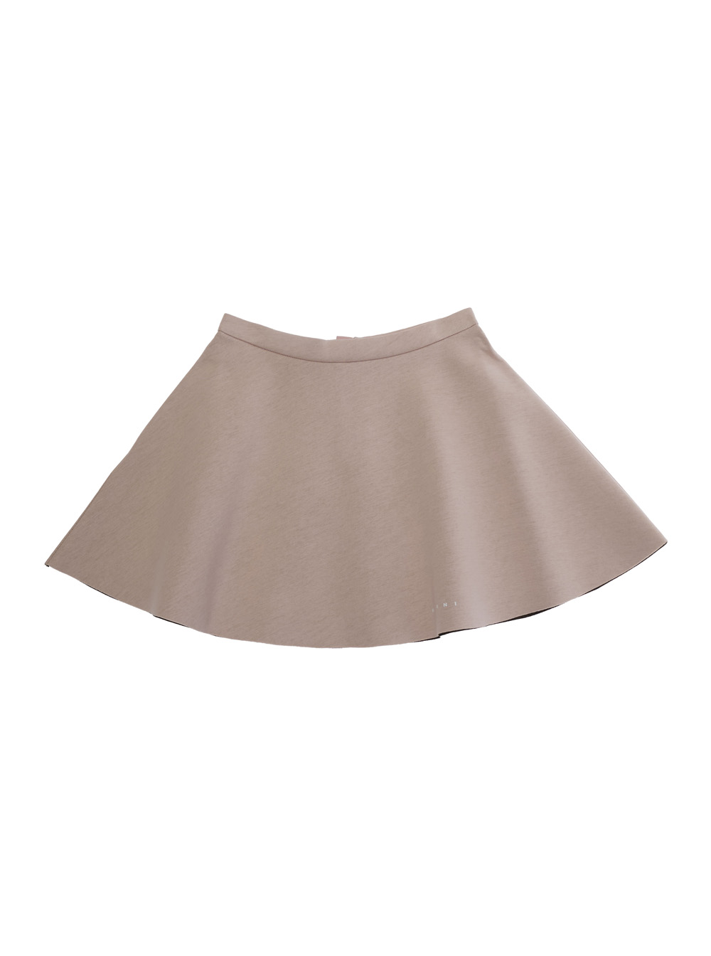Marni Kids Girls Pink Flared Skirt With Logo Lettering On The Front In Cotton Blend For Polyurethane - Kids