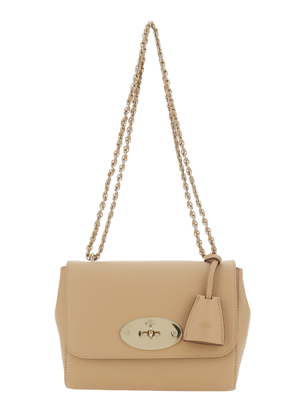 Mulberry Women's Beige Lily Small Classic Grain Calf Crossbody Bags
