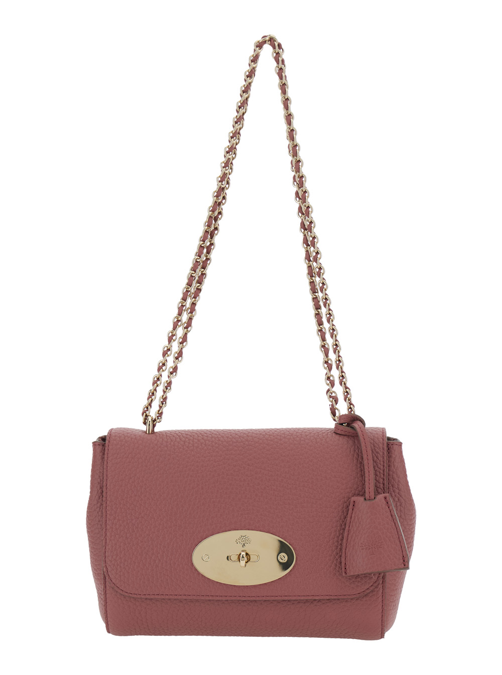 Mulberry Women's Pink Lily Shoulder Bag With Leather Details For Crossbody