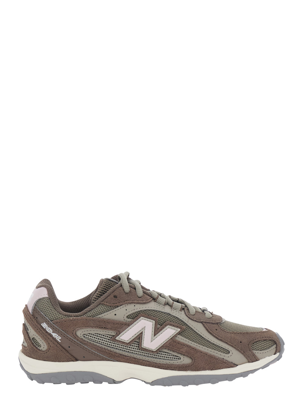 New Balance Unisex Brown Mens 204L Sneakers With Suede Upper And Rubber Sole Suede/Textile