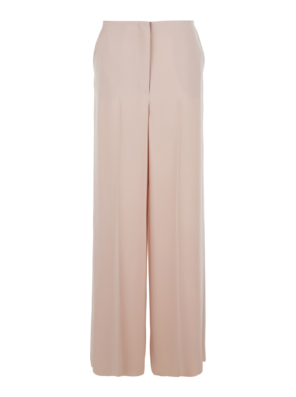 Pinko Women's Pink O Limoncello Pants With Hidden Front Closure In Tech Fabric For Acetate Polyester Trousers