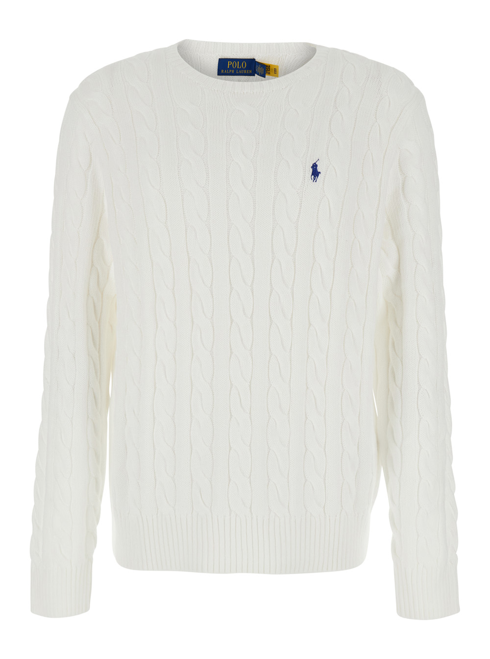 Polo Ralph Lauren Men's White Treccia In Cotone Cotton Jersey