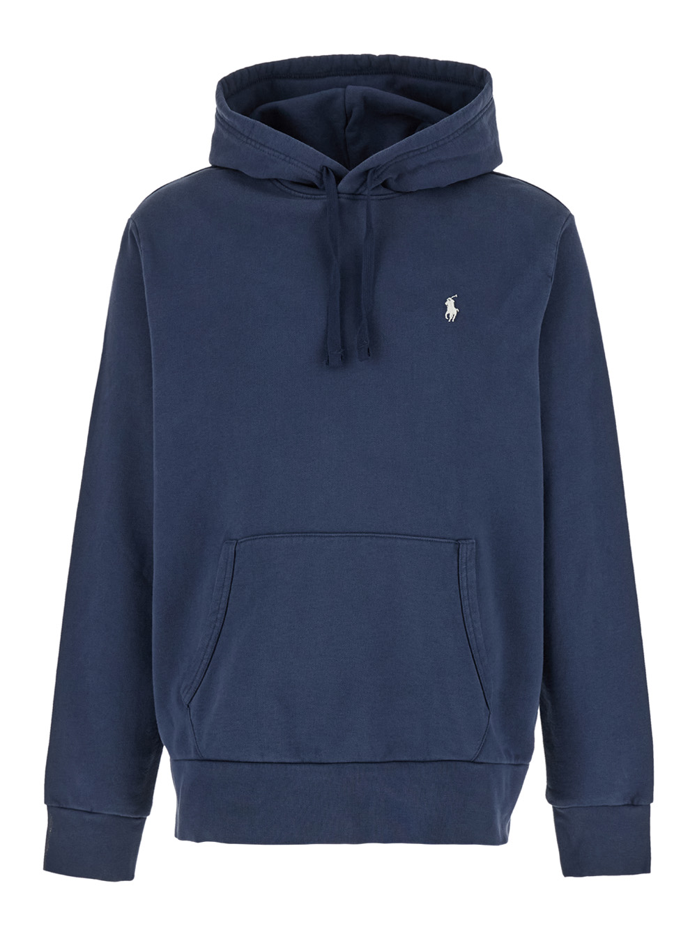 Polo Ralph Lauren Men's Blu E Hoodie With Pony Embroidery In Cotton For Sweatshirts