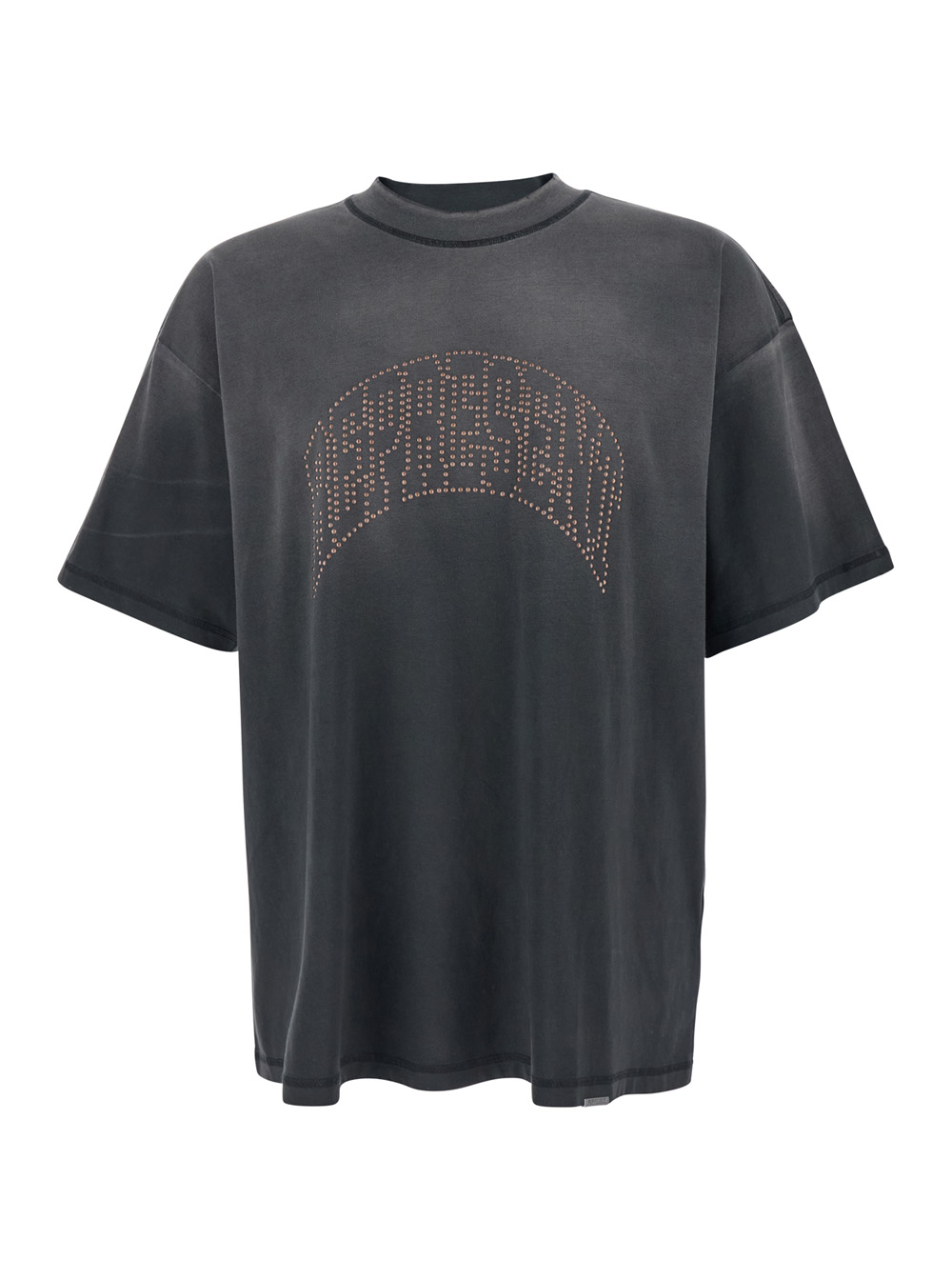 Represent Men's Black T-Shirt With Logo Lettering On The Front And Faded Effect For Cotton Tshirts Polo Shirts