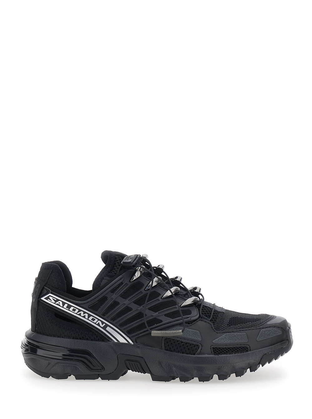 Salomon Unisex Black Sneakers Acs Pro Shell With Technical Details Tech Fabric Men