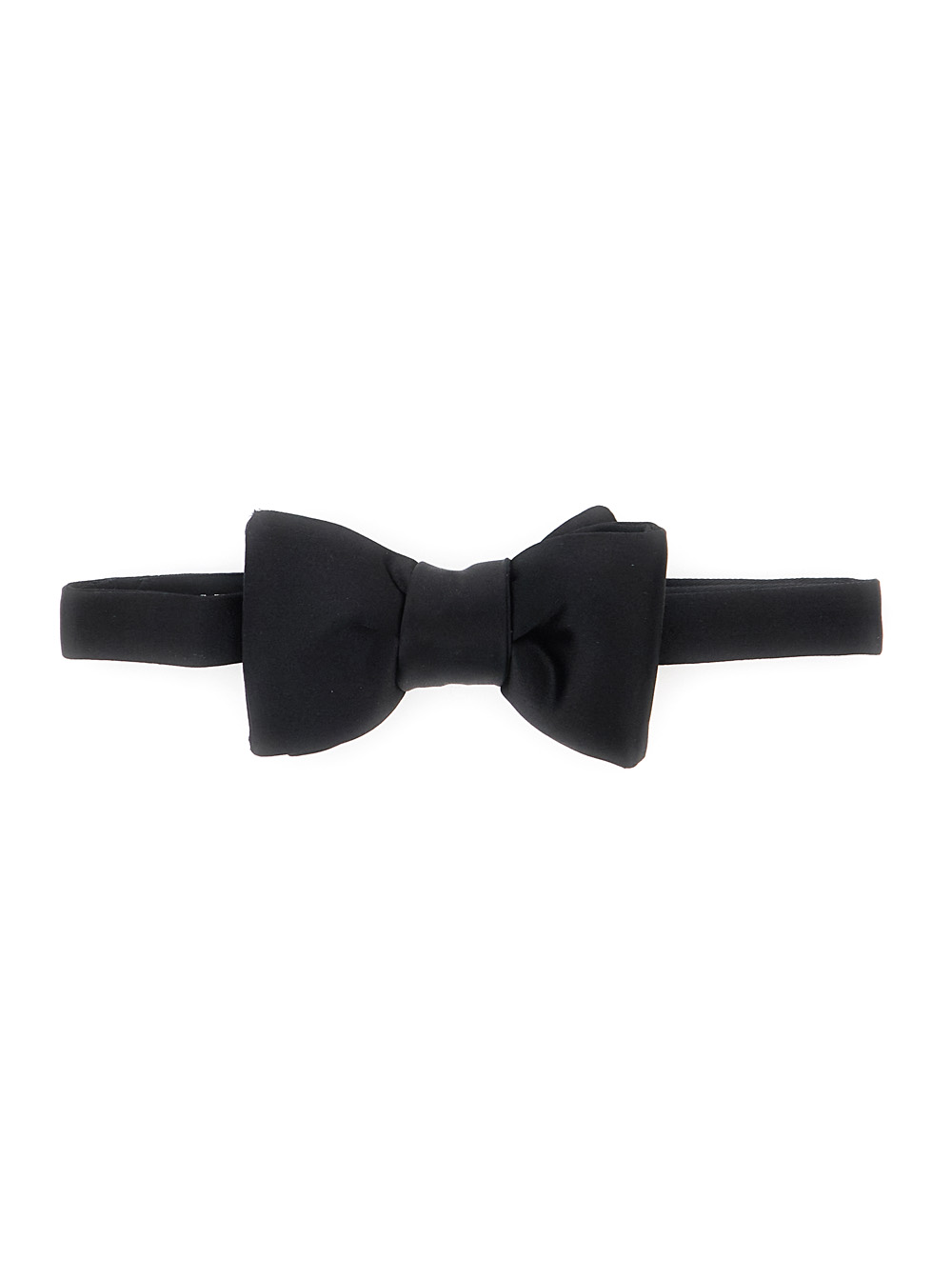 Tom Ford Men's Black Bow Tie With Back Closure In Silk For Mulberry Papillon And Ties