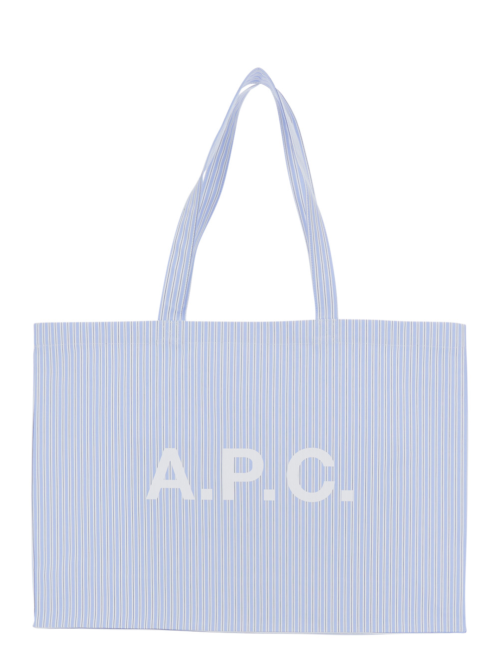 A.p.c. Men's Light Blue A. P.c. Shopping Diane 2.0 Blue - Cotton Tote Bag Light