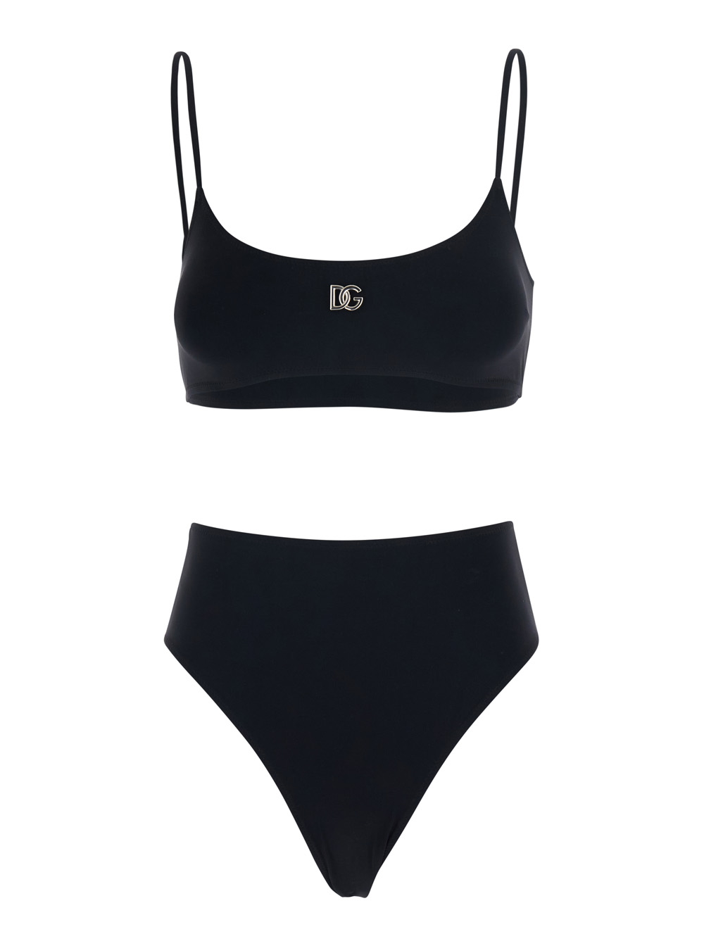 Dolce & Gabbana Brassiere+slip Black Beachwear – Women