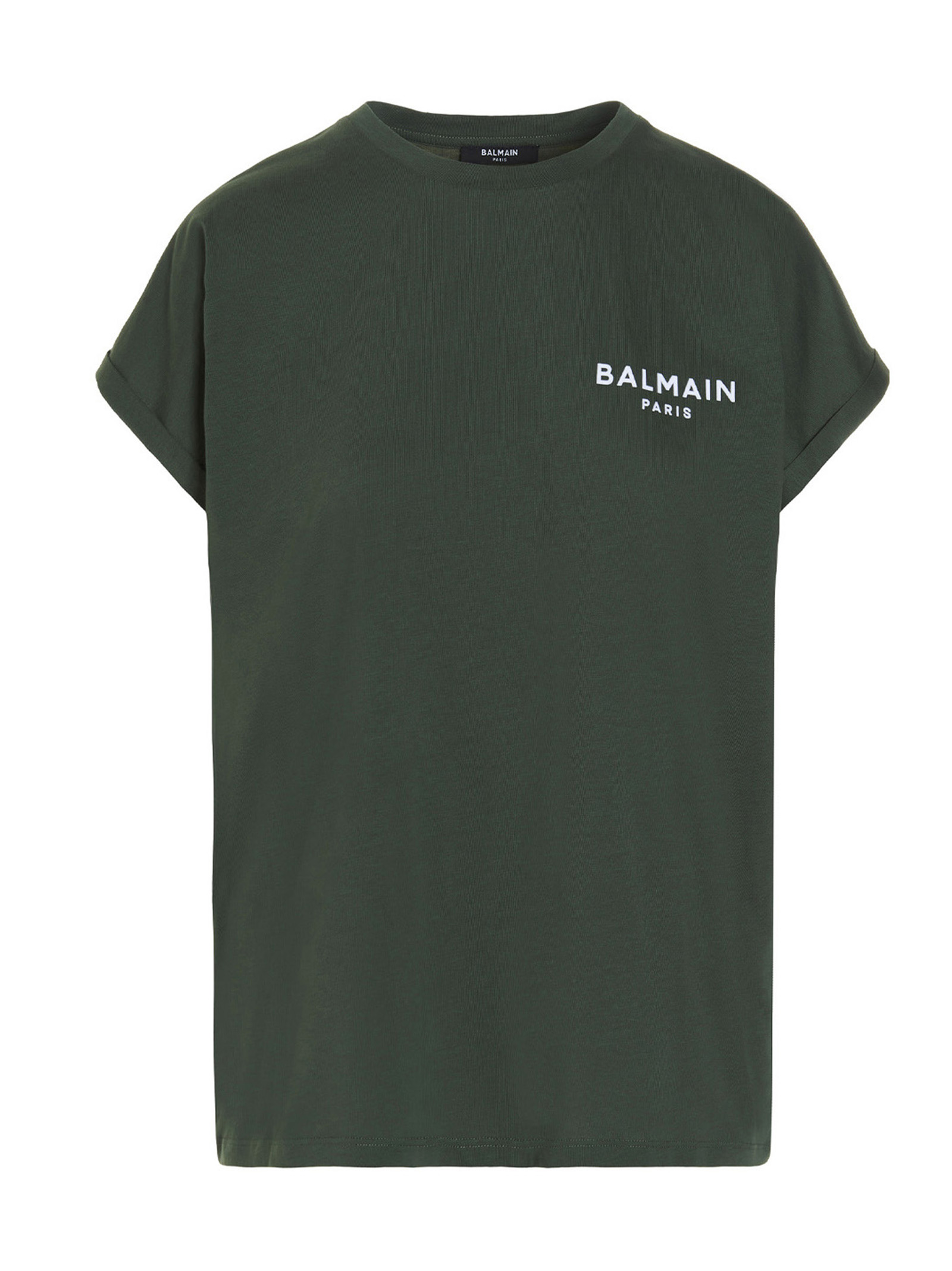 Flocked logo T-shirt