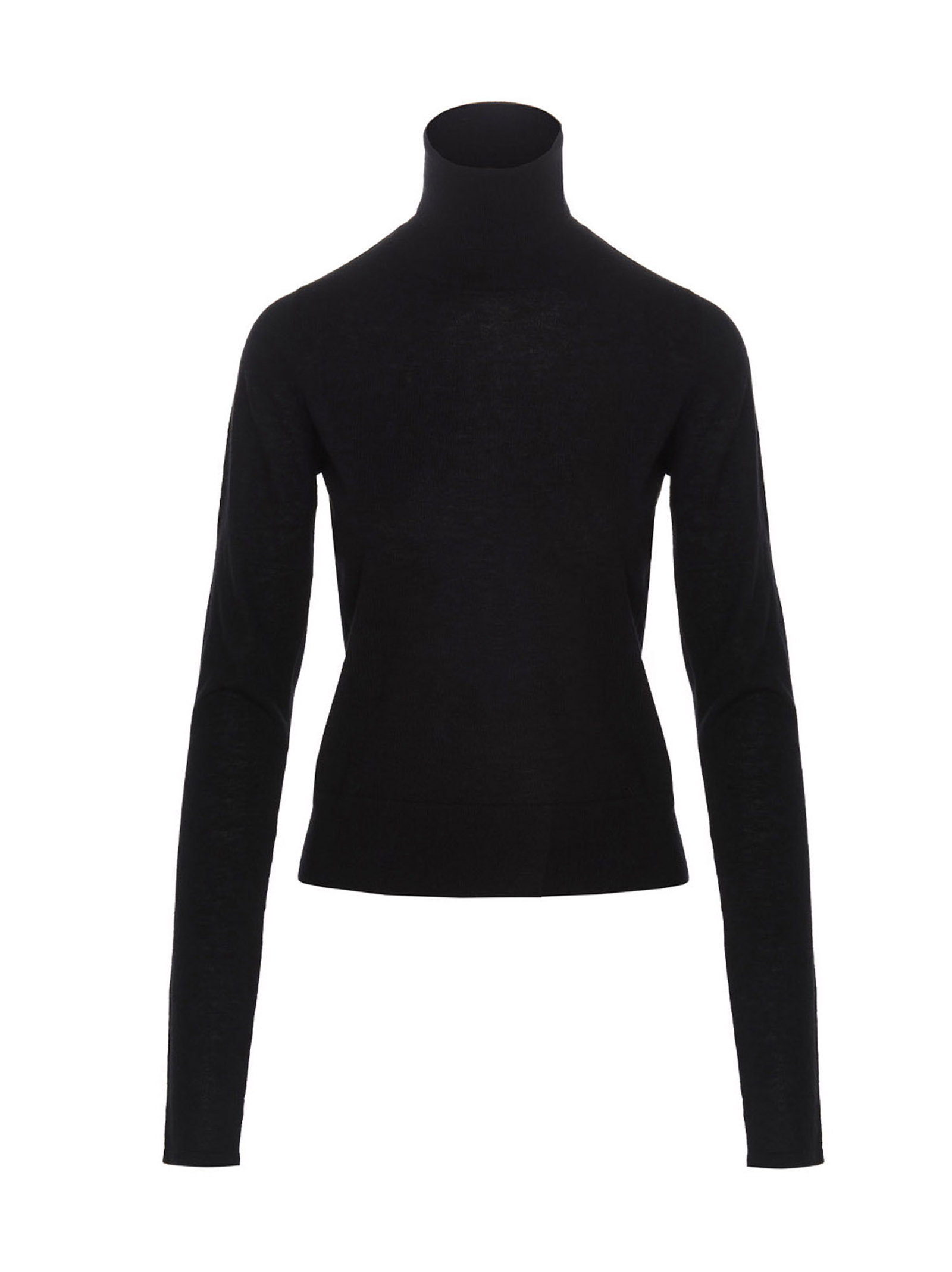 Polo neck cashmere sweater