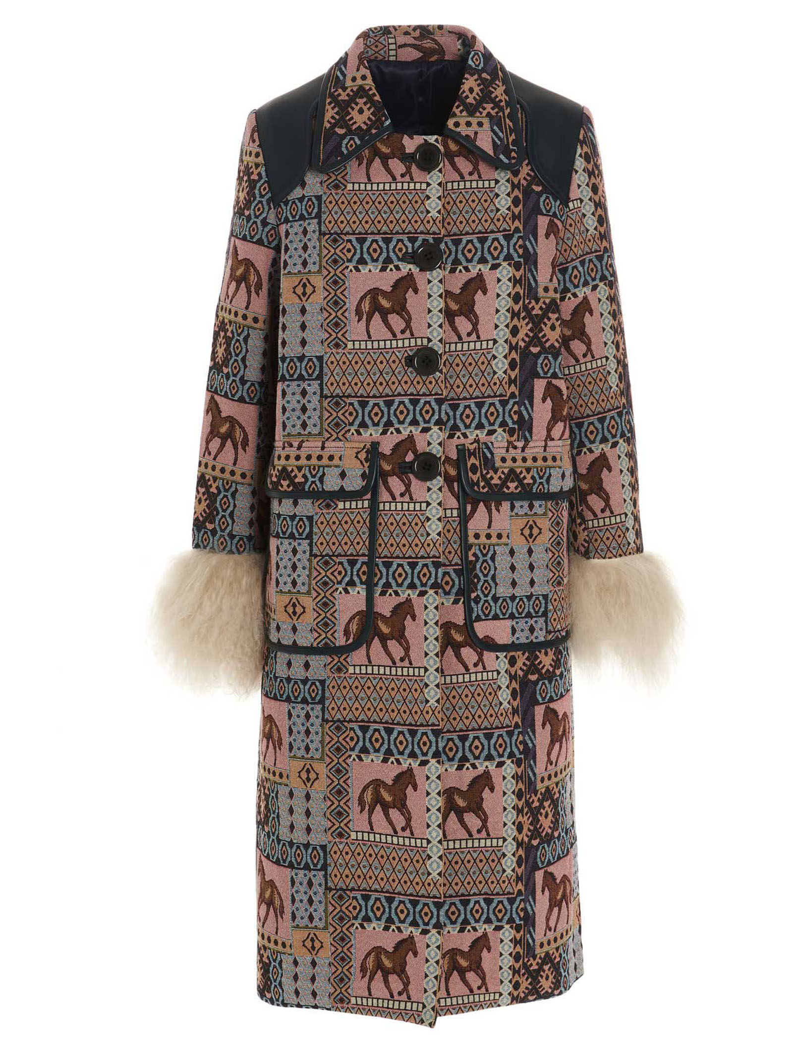 Cavalli jacquard coat