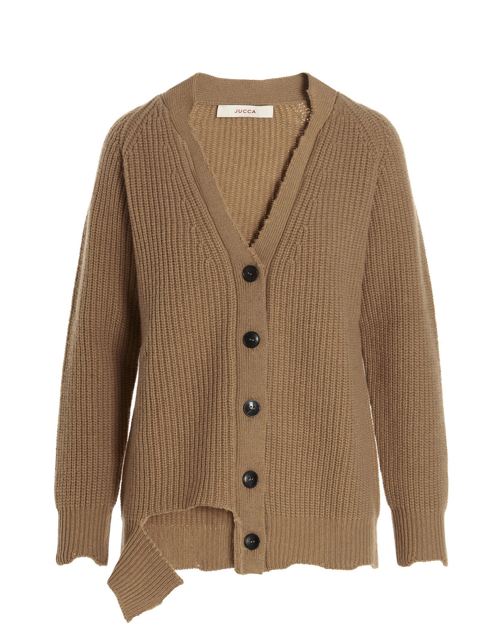 Destroyed wool cardigan