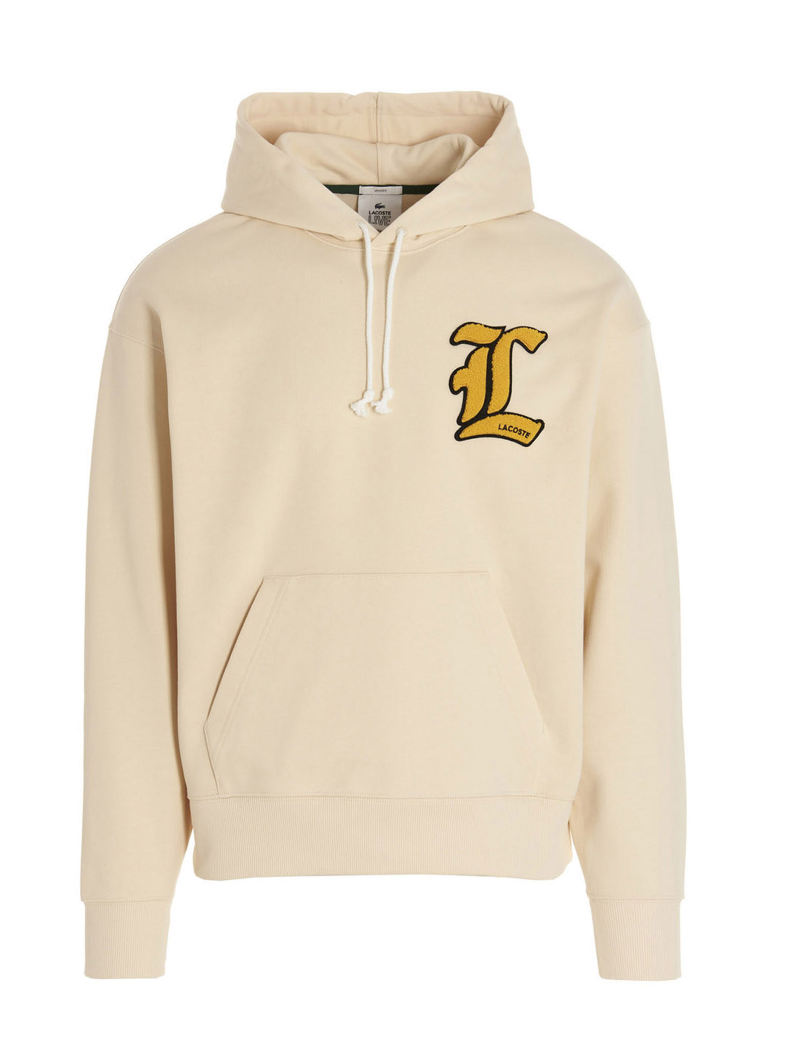 Logo patch hoodie