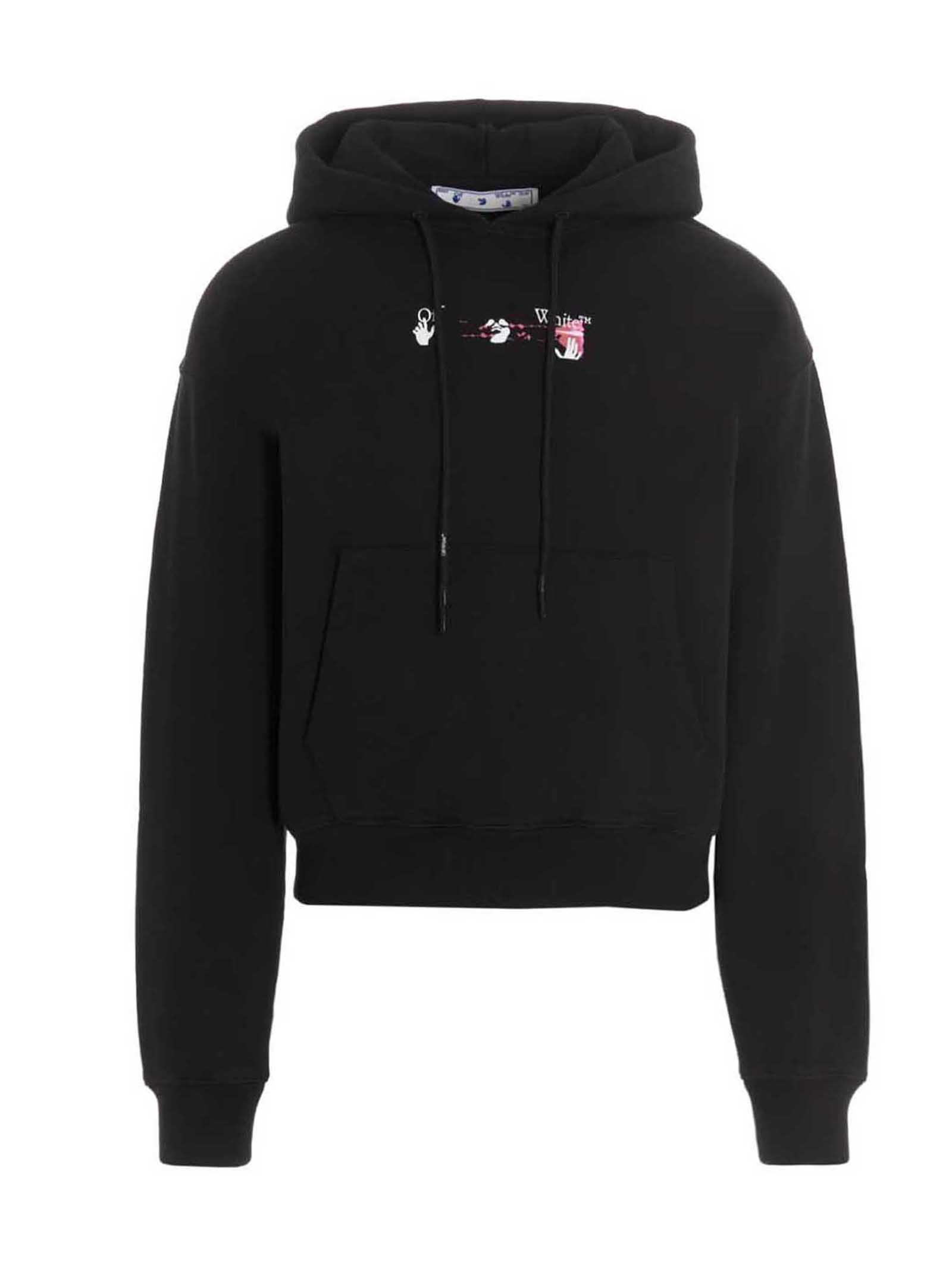 Logo print hoodie
